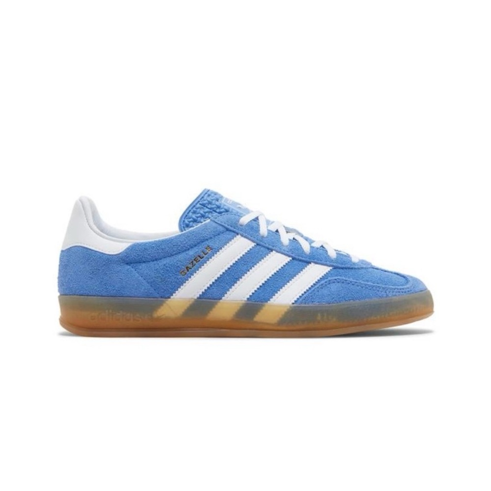 Adidas Gazelle Blue White Sneakers